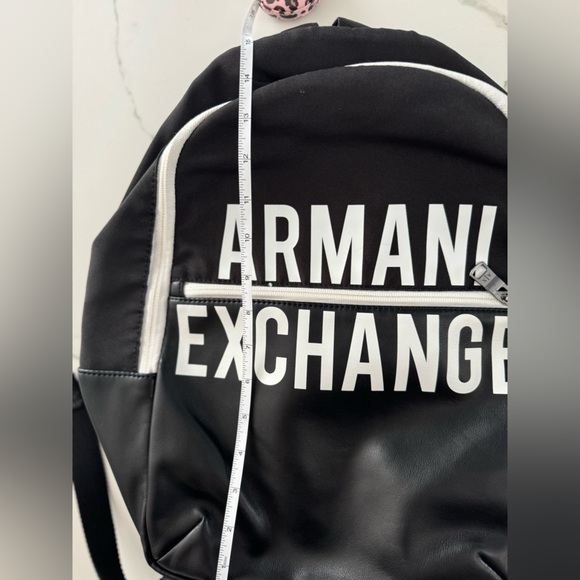 Armani Exchange Backpack 🎒 B&W - Picture 2 of 5